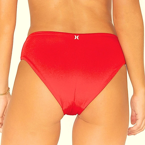 NWOT Hurley Solid Full Bikini Bottom - Picture 3 of 14
